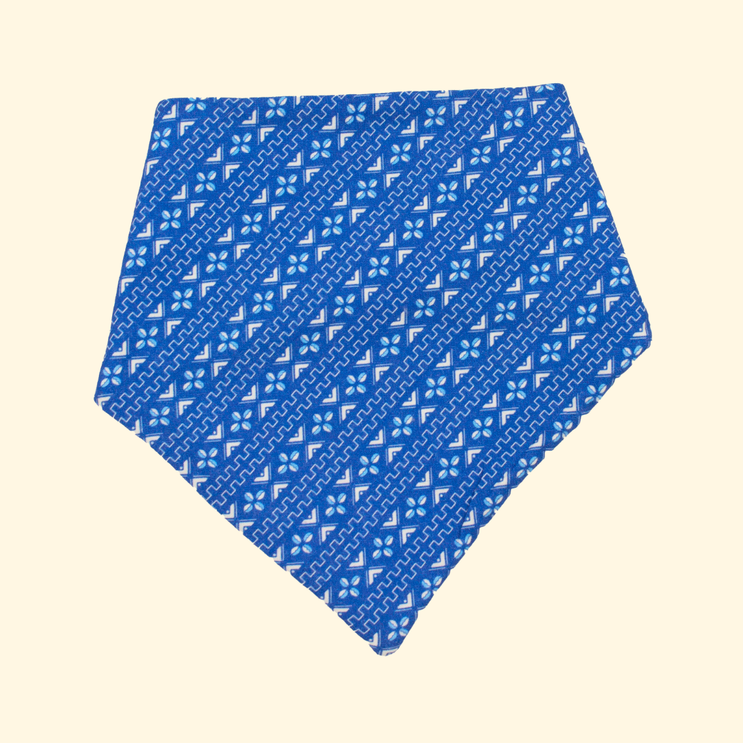 Bavoir bandana bébé bio - imprimé ADEOLA - Accessoire écologique Orange - Made in France - Cadeau de naissance